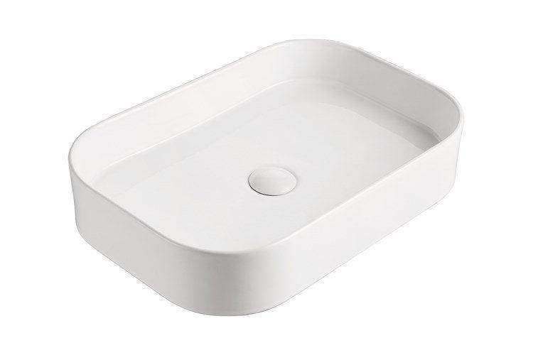 ADP Max Ceramic Above Counter Basin - Gloss White - Ideal Bathroom CentreTOPCMAX5537GW