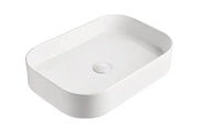 ADP Max Ceramic Above Counter Basin - Matte White - Ideal Bathroom CentreOPCMAX5537MW