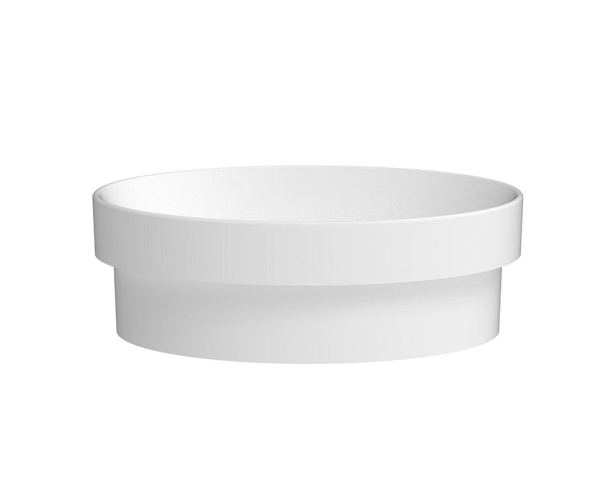 ADP Monica Semi Inset Basin - Gloss White - Ideal Bathroom CentreTOPCMON360GW