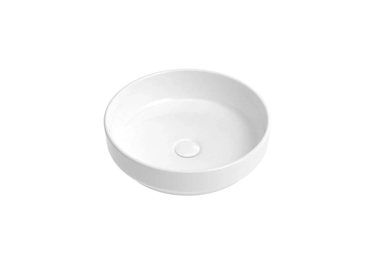 Adp Semi Inset ADP Monica Semi Inset Basin, Gloss White – Ideal Bathroom Centre