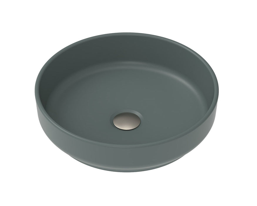 ADP Monroe Ceramic Above Counter Basin - Matte Forest - Ideal Bathroom CentreTOPCMNR400MF