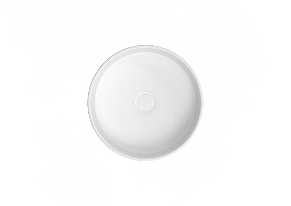 ADP Monroe Ceramic Above Counter Basin - Matte White - Ideal Bathroom CentreTOPCMNR400MW