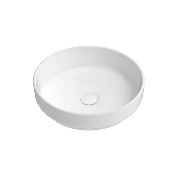 ADP Monroe Ceramic Above Counter Basin - Matte White - Ideal Bathroom CentreTOPCMNR400MW