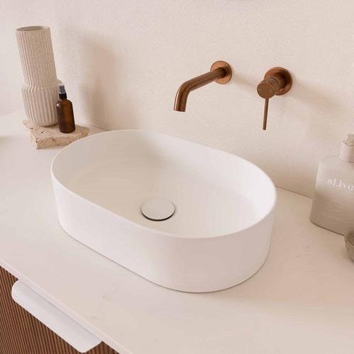 ADP Patty Ceramic Above Counter Basin - Gloss White - Ideal Bathroom CentreTOPCPAT4528GW