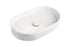 ADP Pill Fluted Ceramic Above Counter Basin - Matte White - Ideal Bathroom CentreTOPCPFL5836MW