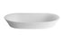 ADP Rise Cast Marble Semi Inset Basin - Gloss White - Ideal Bathroom CentreTOPPRIS5636WG