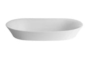 ADP Rise Cast Marble Semi Inset Basin - Matte White - Ideal Bathroom CentreTOPPRIS5636MW