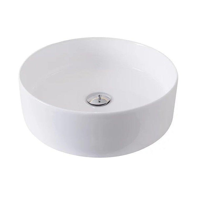 ADP Robbie Ceramic Above Counter Basin - Matte White - Ideal Bathroom CentreTOPCROB400MW