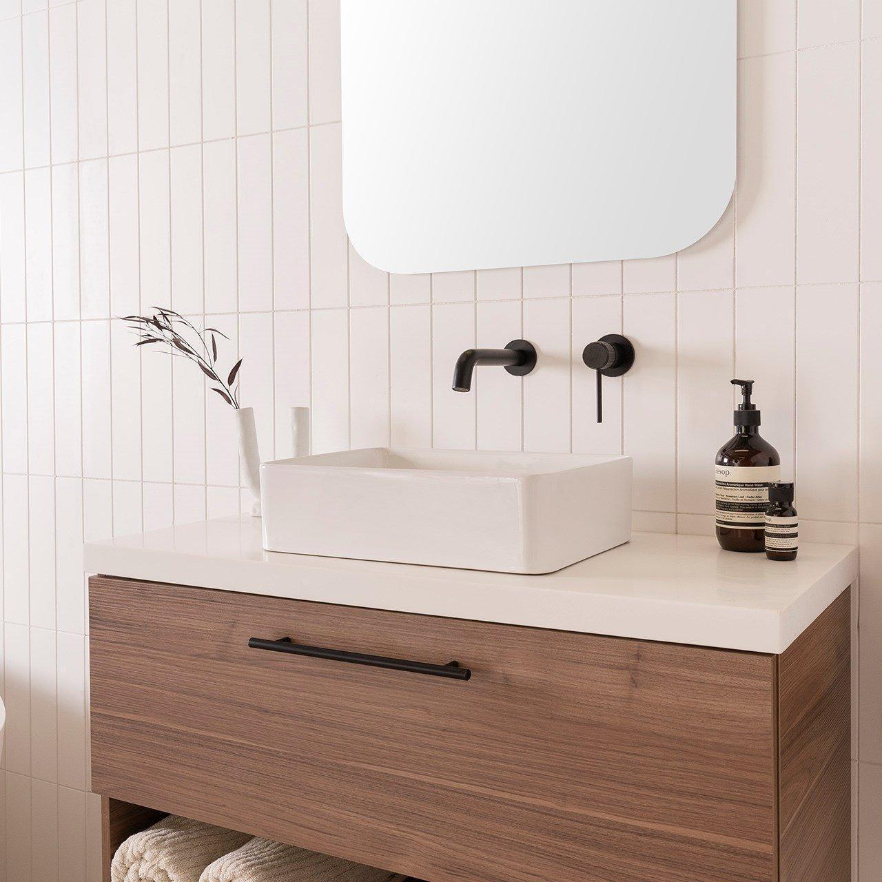 ADP Selma Ceramic Above Counter Basin - Gloss White - Ideal Bathroom CentreTOPCSEL4028GW