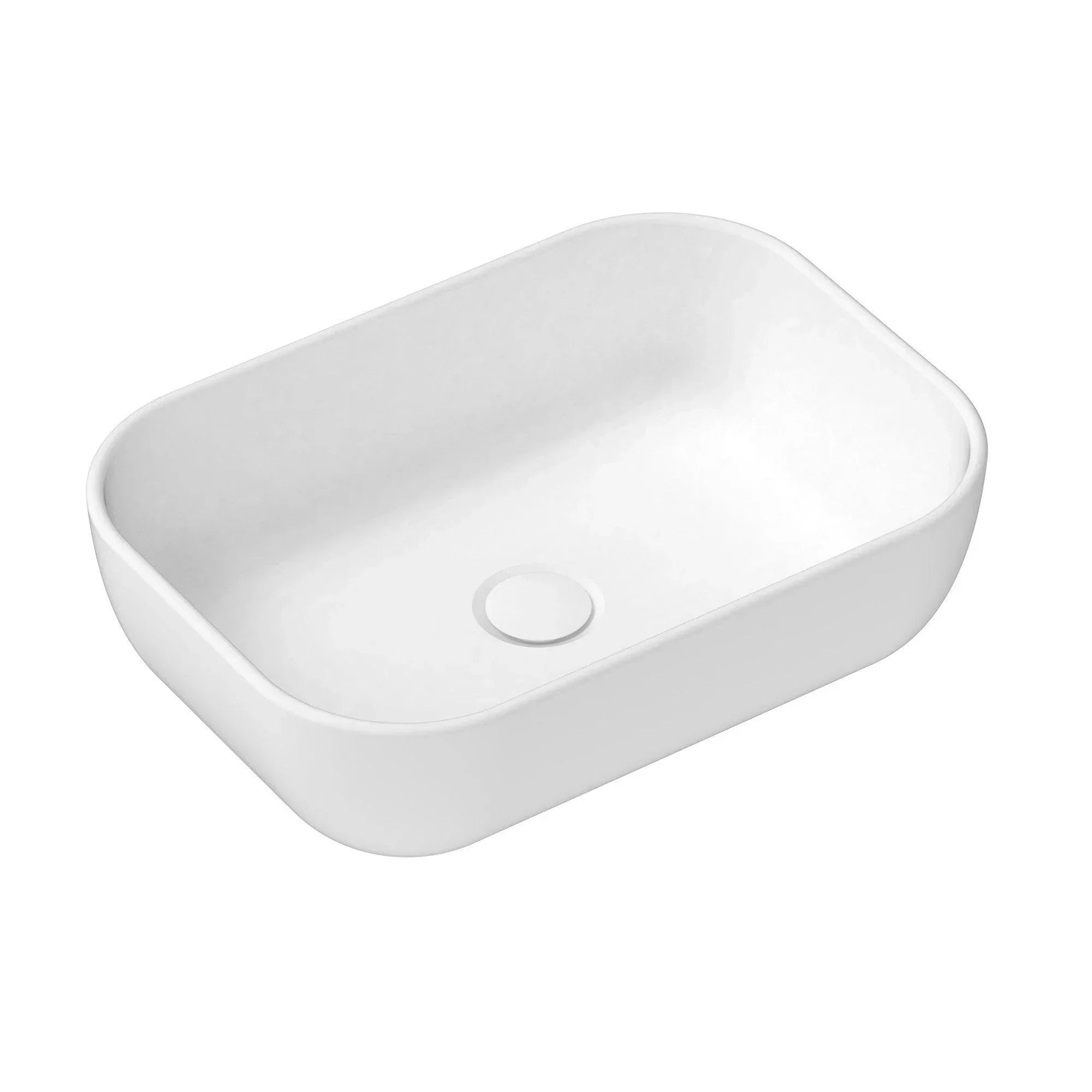 ADP Stadium Ceramic Above Counter Basin - Matte White - Ideal Bathroom CentreTOPCSTA4632MW