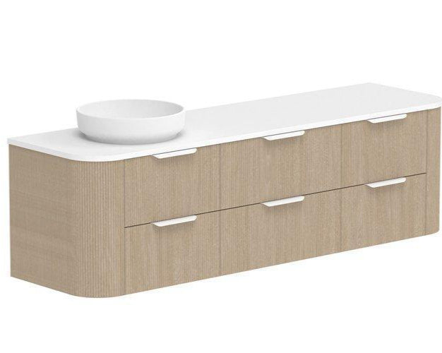ADP Thirroul Curved Wall Hung Vanity - Ideal Bathroom CentreTHIFAW1500WHCCP1500mmCentre Basin