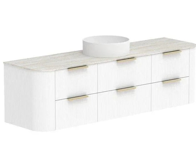 ADP Thirroul Curved Wall Hung Vanity - Ideal Bathroom CentreTHIFAW1500WHCCP1500mmCentre Basin