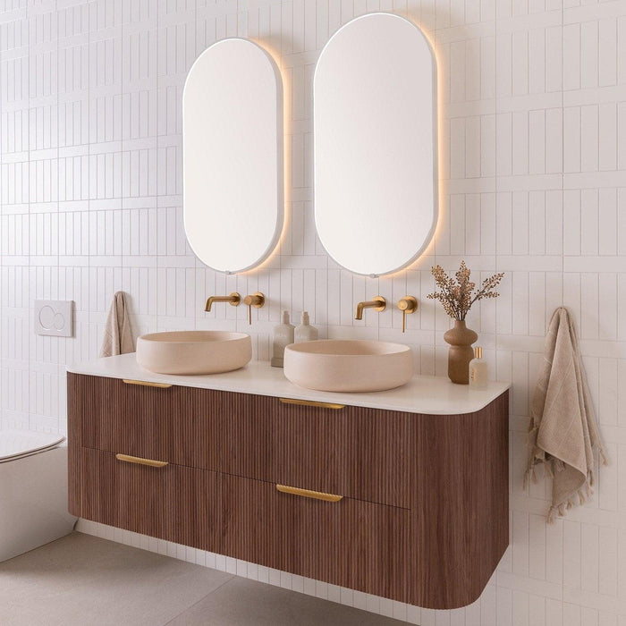 ADP Thirroul Curved Wall Hung Vanity - Ideal Bathroom CentreTHIFAW0750WHCCP750mmCentre Basin