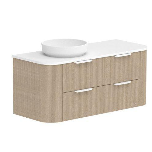 ADP Thirroul Curved Wall Hung Vanity - Ideal Bathroom CentreTHIFAW0900WHCCP900mmCentre Basin