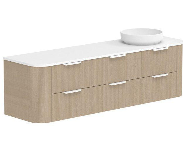 ADP Thirroul Curved Wall Hung Vanity - Ideal Bathroom CentreTHIFAW1500WHCCP1500mmCentre Basin