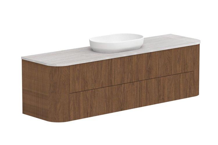 ADP Thirroul Curved Wall Hung Vanity - Ideal Bathroom CentreTHIFAW1500WHCCP1500mmCentre Basin