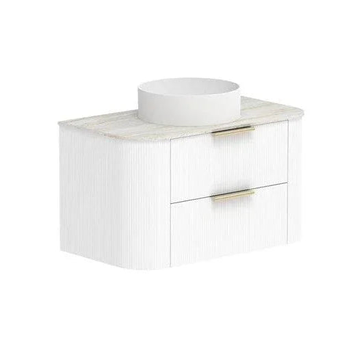 ADP Thirroul Curved Wall Hung Vanity - Ideal Bathroom CentreTHIFAW0900WHCCP900mmCentre Basin