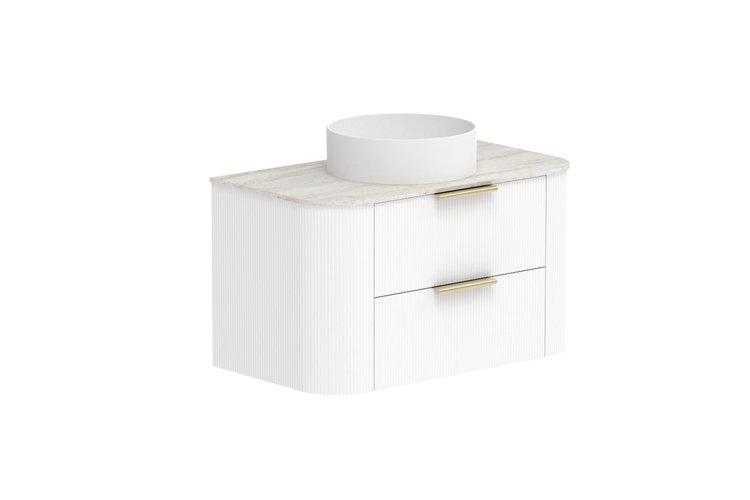 ADP Thirroul Curved Wall Hung Vanity - Ideal Bathroom CentreTHIFAW0900WHCCP900mmCentre Basin