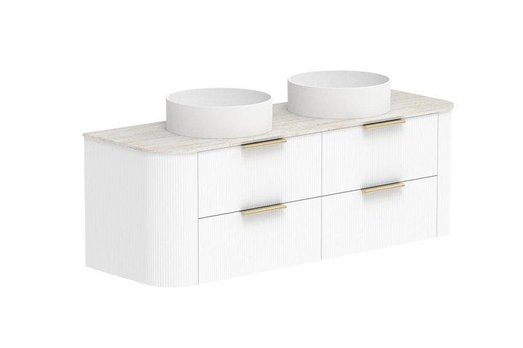 ADP Thirroul Curved Wall Hung Vanity - Ideal Bathroom CentreTHIFAW1500WHCCP1500mmCentre Basin