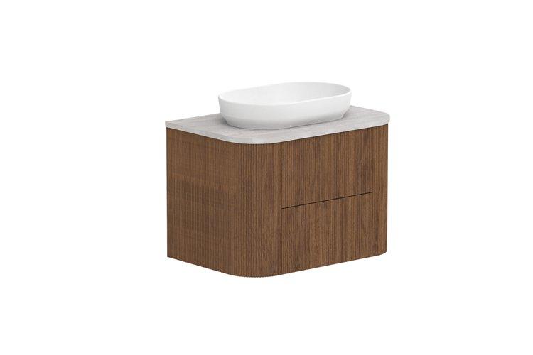 ADP Thirroul Curved Wall Hung Vanity - Ideal Bathroom CentreTHIFAW0750WHCCP750mmCentre Basin