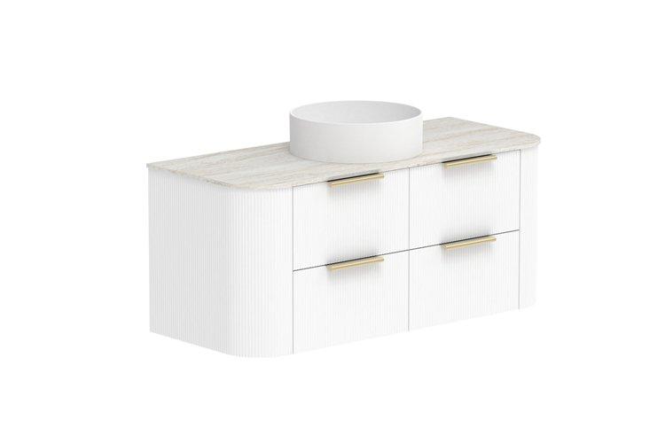 ADP Thirroul Curved Wall Hung Vanity - Ideal Bathroom CentreTHIFAW1200WHCCP1200mmCentre Basin