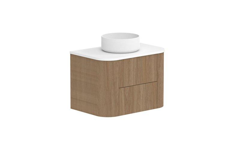 ADP Thirroul Curved Wall Hung Vanity - Ideal Bathroom CentreTHIFAW0750WHCCP750mmCentre Basin