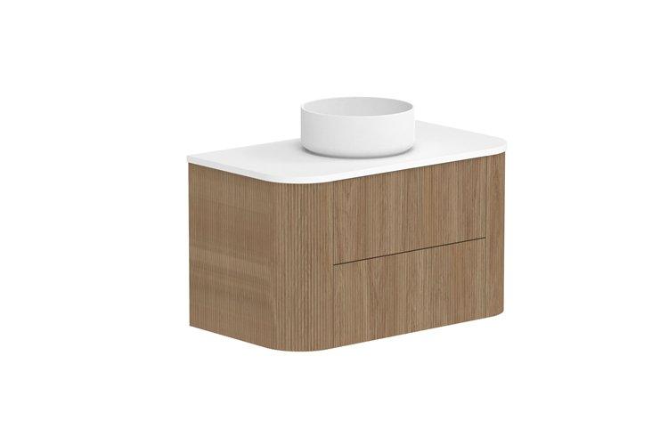 ADP Thirroul Curved Wall Hung Vanity - Ideal Bathroom CentreTHIFAW0750WHCCP750mmCentre Basin