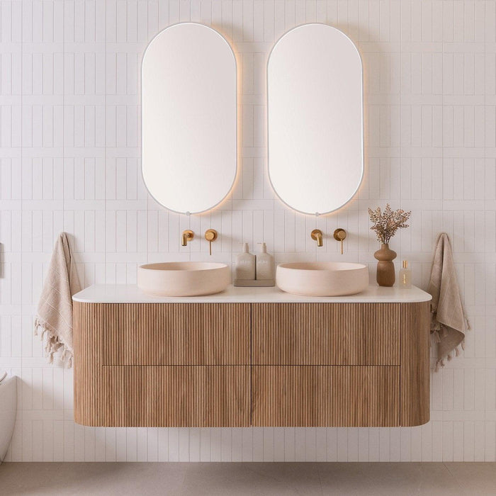 ADP Thirroul Curved Wall Hung Vanity - Ideal Bathroom CentreTHIFAW0750WHCCP750mmCentre Basin