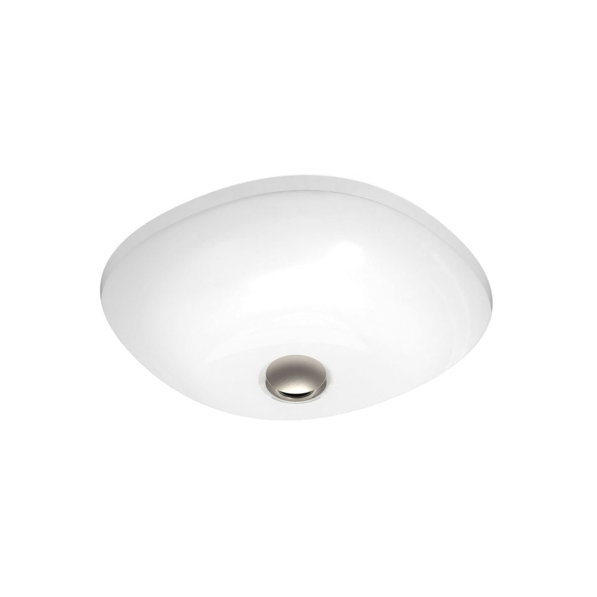 ADP Charlotte Ceramic Under Counter Basin, Gloss White ｜ Ideal Bathroom Centre
