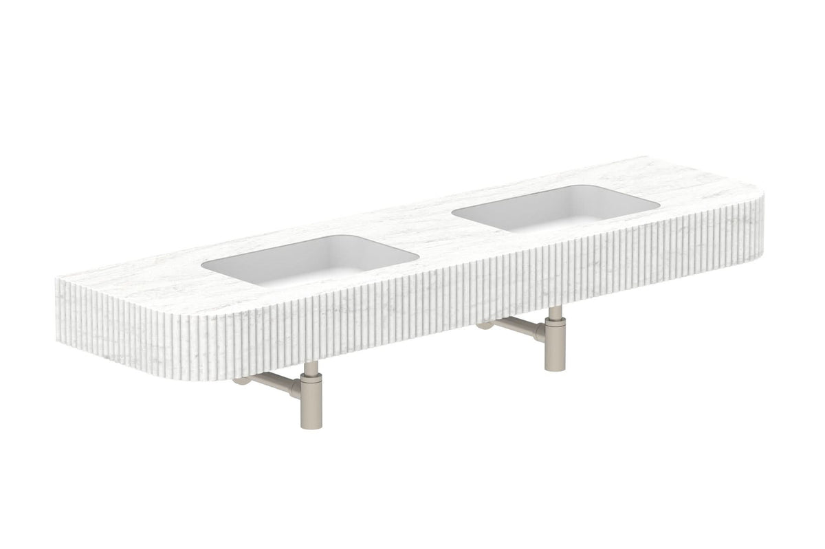 ADP Imperial 1800 mm Durasein Wall Hung Basin, Blossoming