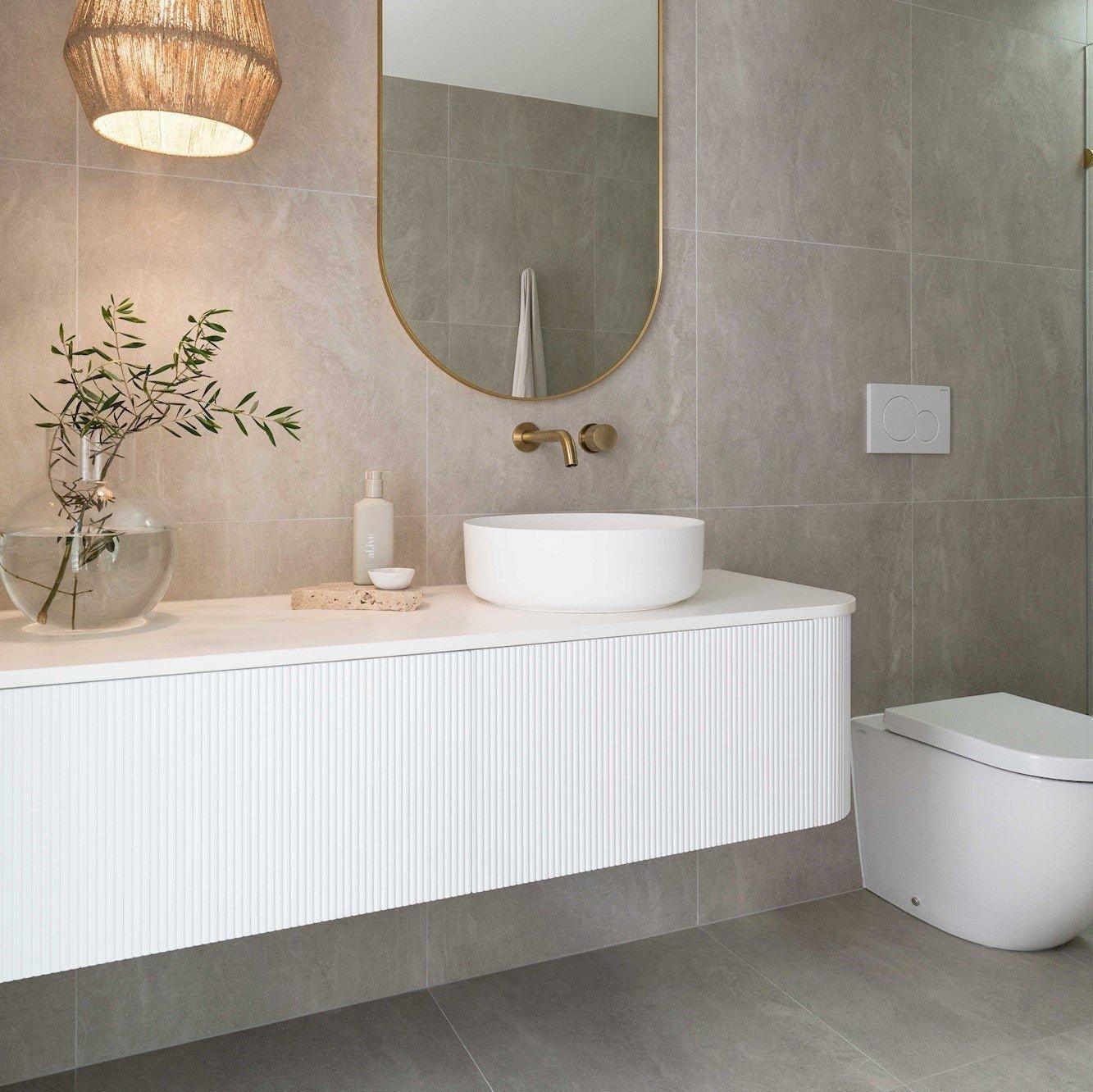 ADP Waverley Curved Wall Hung Vanity - Ideal Bathroom CentreWAVFAS0750WHCCP750mmCentre Basin