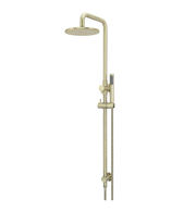 Meir Round Combination Shower Rail 200mm Rose, Single Function Hand Shower, Tiger Bronze