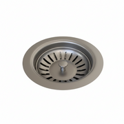 Meir Lavello Sink Strainer and Waste Plug Basket with Stopper, Shadow