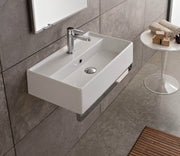 Studio Bagno Apartment 60R bench/wall basin 1TH, Gloss White