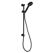 Millennium Finesa Top Inlet Rail Shower, Matte Black