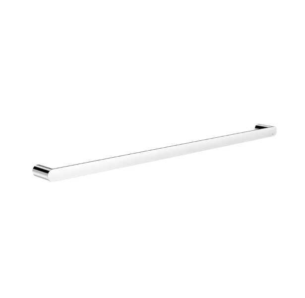 Meir Curvae Single Towel Rail 800mm, Polished Chrome