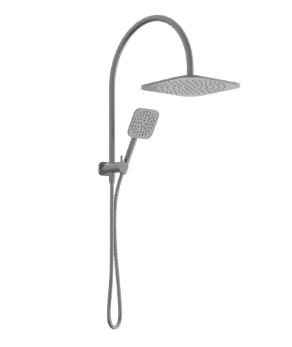 Millennium Jenex 250mm Dual Shower, Gun Metal