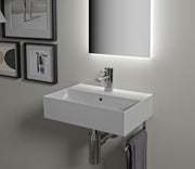 Studio Bagno Bahia 50 Bench/Wall Basin 3TH - Gloss White