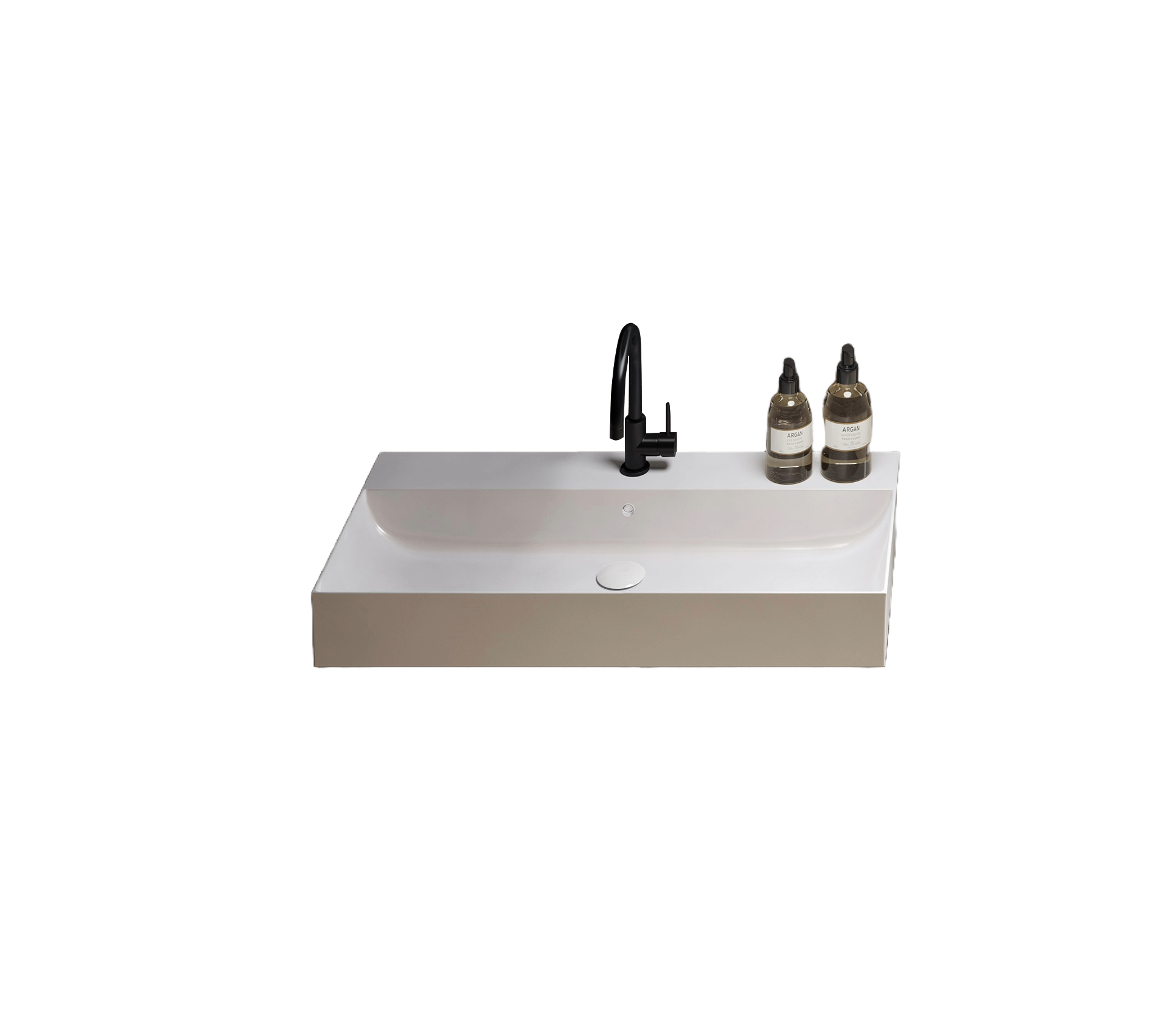 Studio Bagno Bahia 80 Bench/Wall Basin NTH - Gloss White