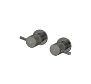 Meir Round Quarter Turn Wall Top Assemblies, Shadow