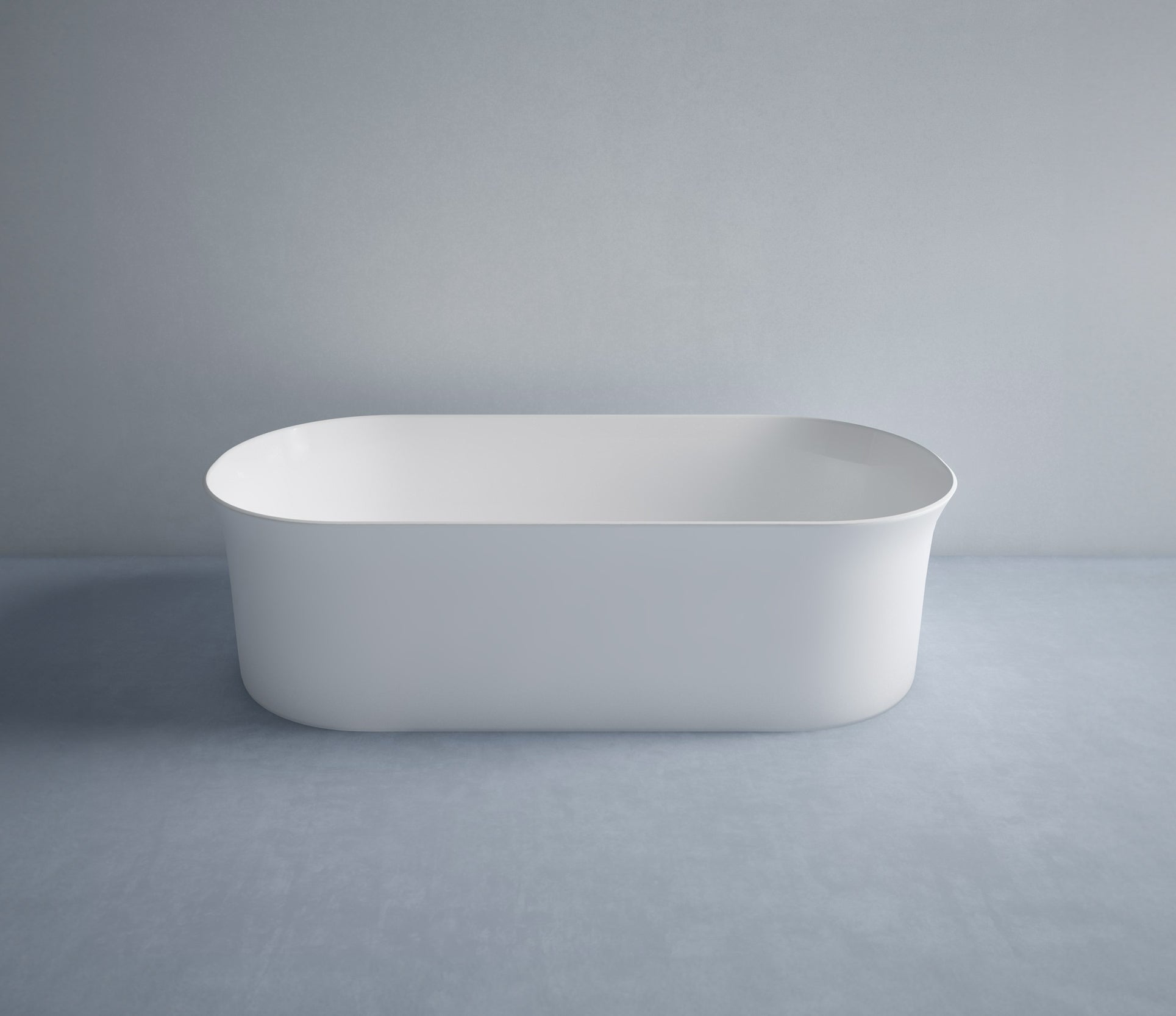 Studio Bagno Lust 1700 - Wall Faced Bath - Matte White