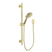 Millennium Finesa SQ Rail Shower, Modern Brass