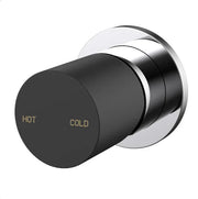 Millennium Finesa Shower Mixer, Chrome & Matte Black