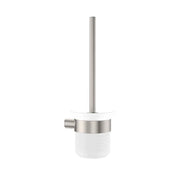 Empire Slim Toilet Brush & Holder, Brushed Nickel