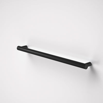 Caroma Liano II Heated Towel Rail - Horizontal (Transformer not included), Matte Black