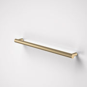 Caroma Liano II Heated Towel Rail - Horizontal (Transformer not included), Brushed Brass