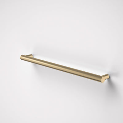 Caroma Liano II Heated Towel Rail - Horizontal (Transformer not included), Brushed Brass