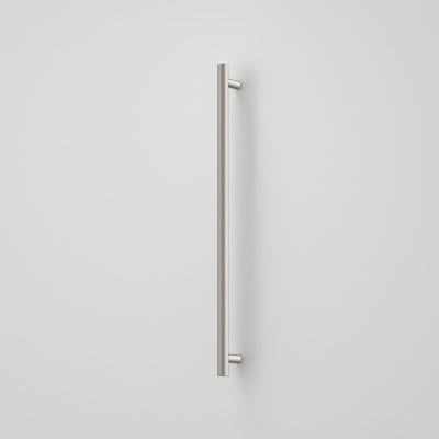 Caroma Liano II Heated Towel Rail - Vertical (Transformer not included), Brushed Nickel