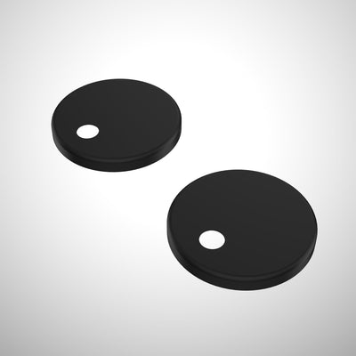 Caroma Toilet Seat Hinge Caps (Urbane / Contura / Riviere), Matte Black