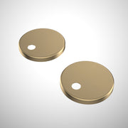Caroma Toilet Seat Hinge Caps (Urbane / Contura / Riviere), Brushed Brass